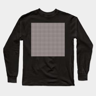 Tweed by Suzy Hager         Cade Collection 26       Shades of Grey, Brown and Violet Long Sleeve T-Shirt